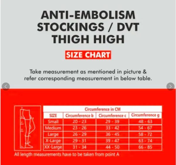 SAMSON Anti-Embolism Stockings/DVT Thigh High AG (Pair) - Image 3
