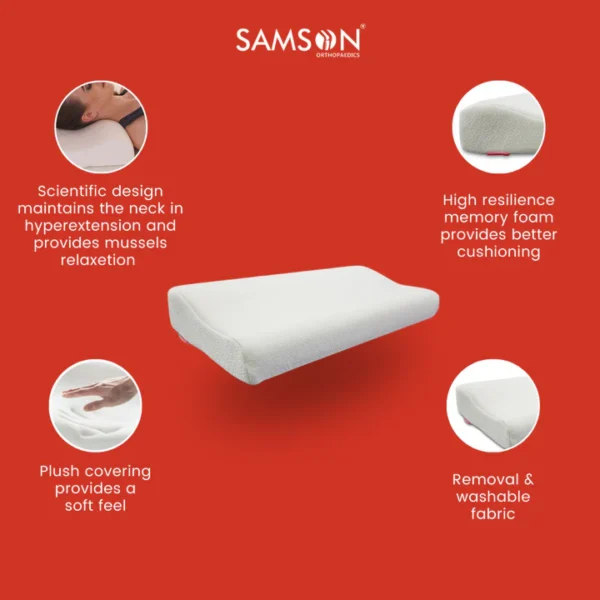 SAMSON Cervical-Pillow (Memory Foam) - Image 2