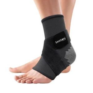 SAMSON Ankle Support with Binder | Compression for Sprains, Pain Relief & Post-Cast Care