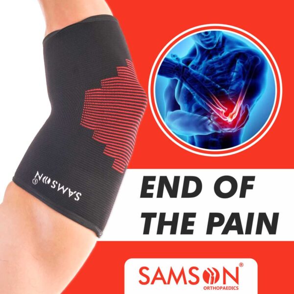 Elbow Support/ Brace (Elastic-Pair) - Image 3